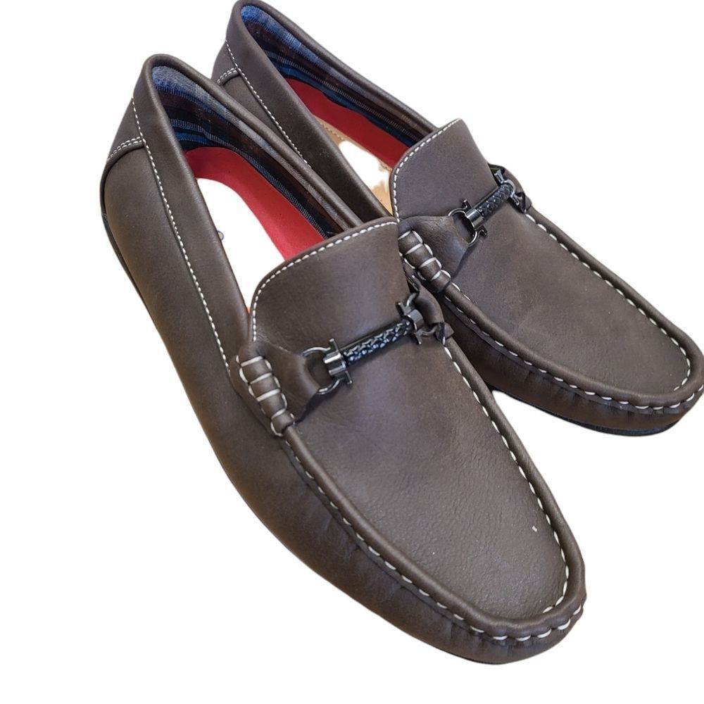 Steve Harvey Brown Loafers Size 6 - Picture 2 of 7